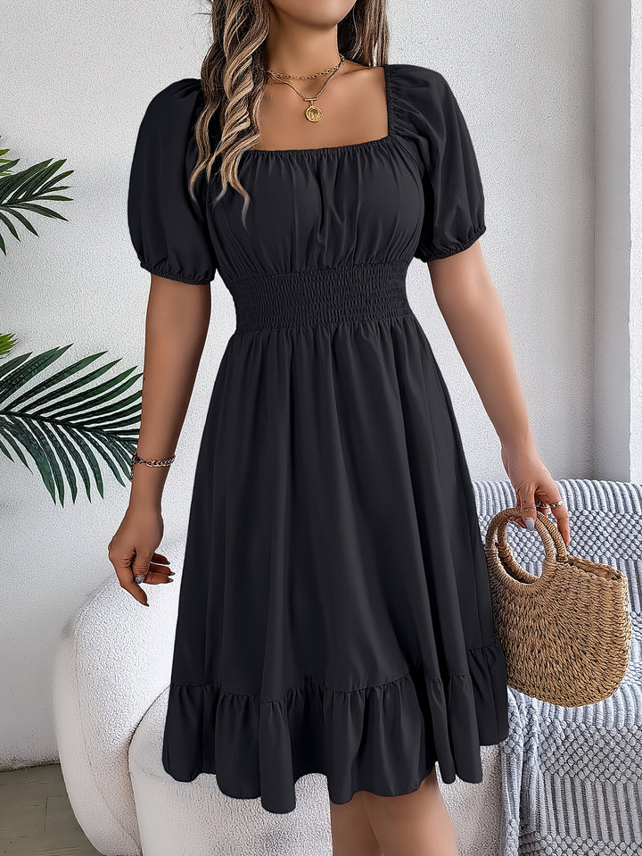 Lorraine | Square Neck A-Line Dress