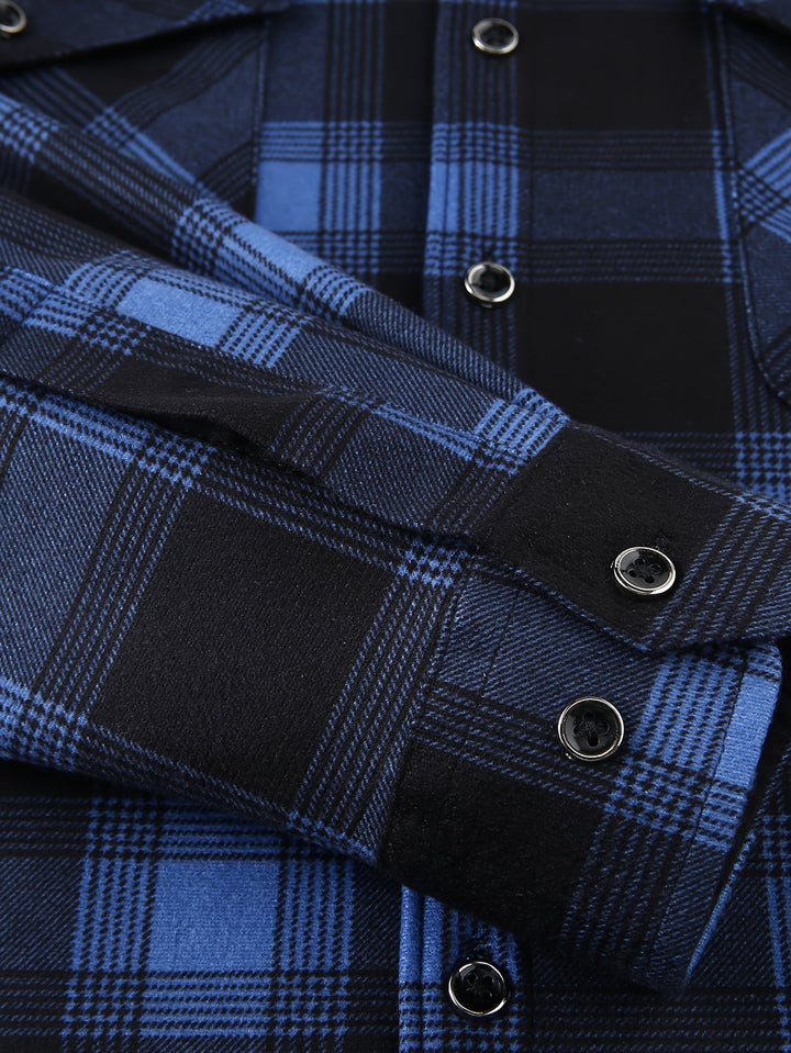Clayton | Hooded Plaid Overshirt