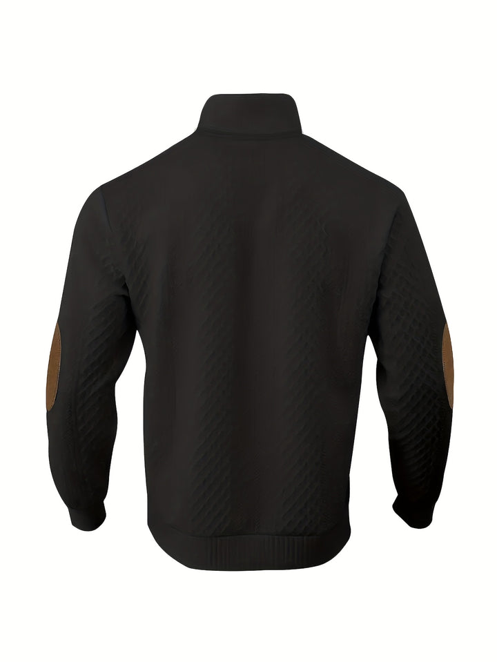 Ellis | Textured Stand-Collar Sweater