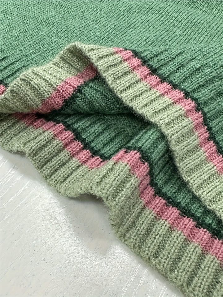 Sabine | Boat-Neck Color-Block Sweater