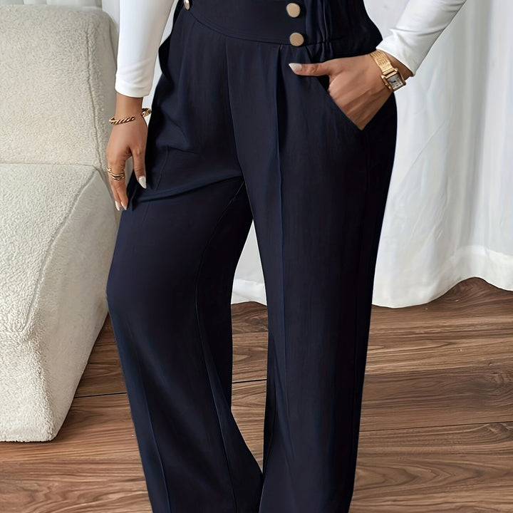 Nadine | Tailored Straight-Leg Trousers