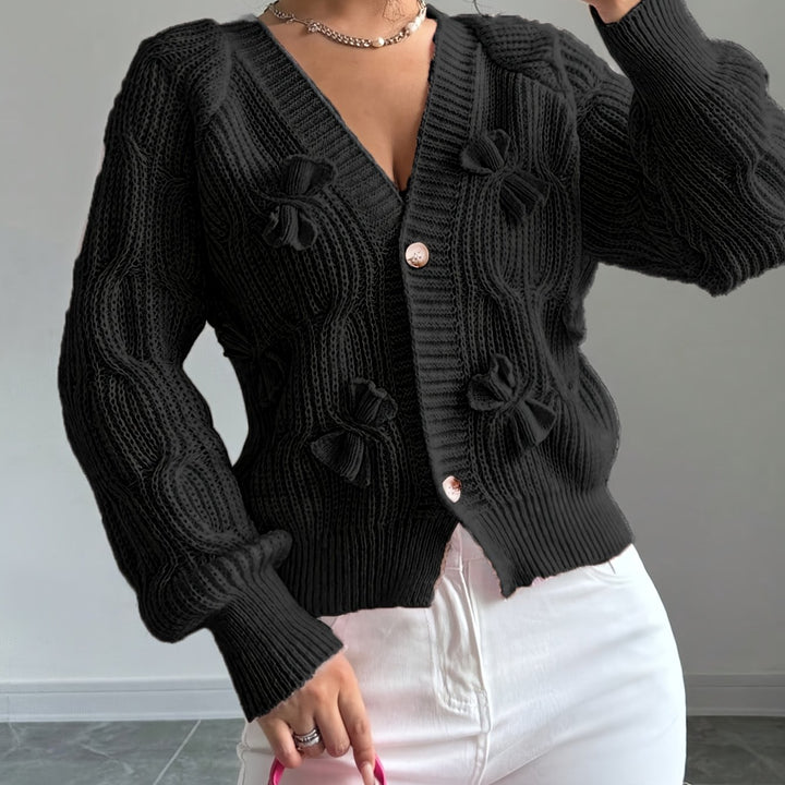 Margot | Soft Bow-Detail Cardigan