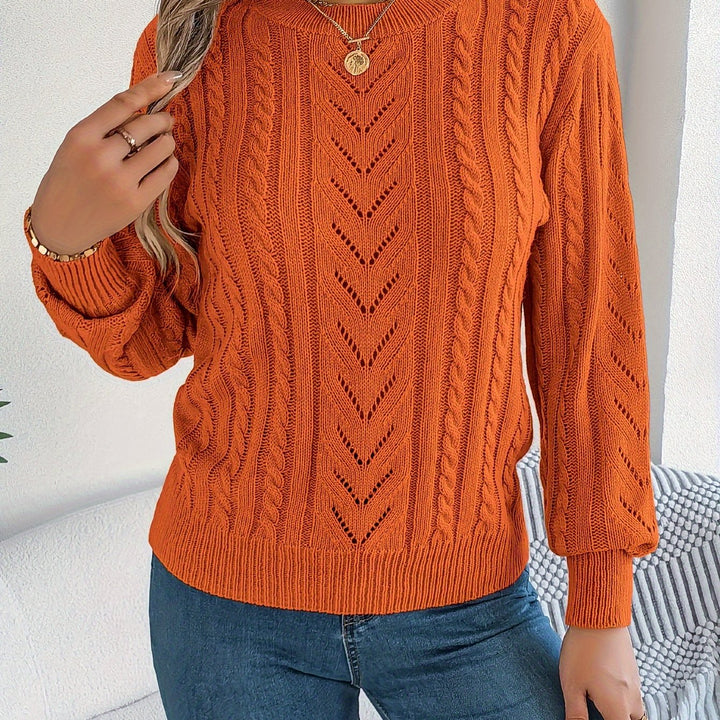Marissa | Textured Cable-Knit Sweater