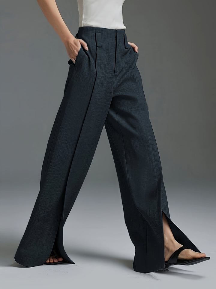 Leona | Wide-Leg Tailored Trousers