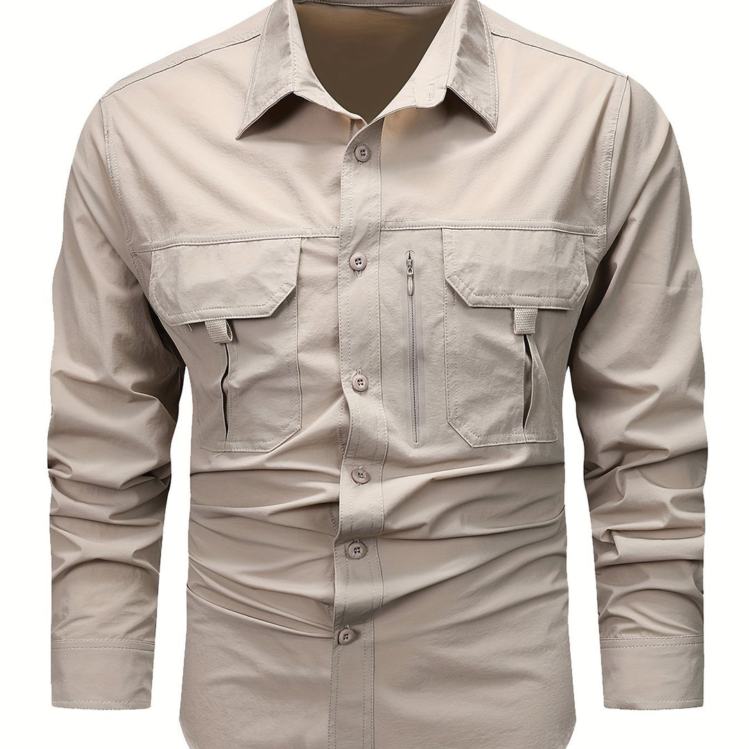 Damon | Rugged Multi-Pocket Utility Shirt