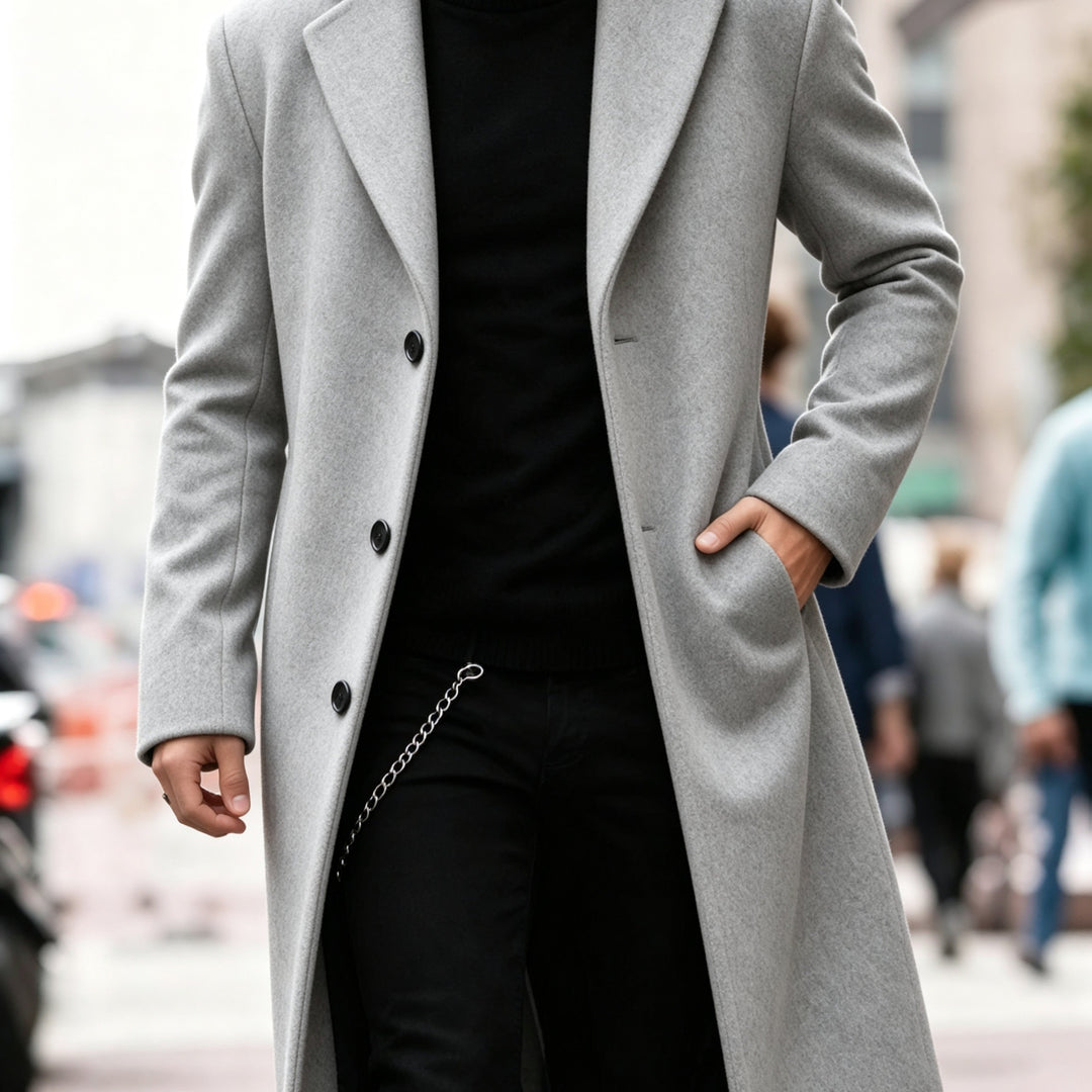 Nathanael | Tailored Longline Overcoat