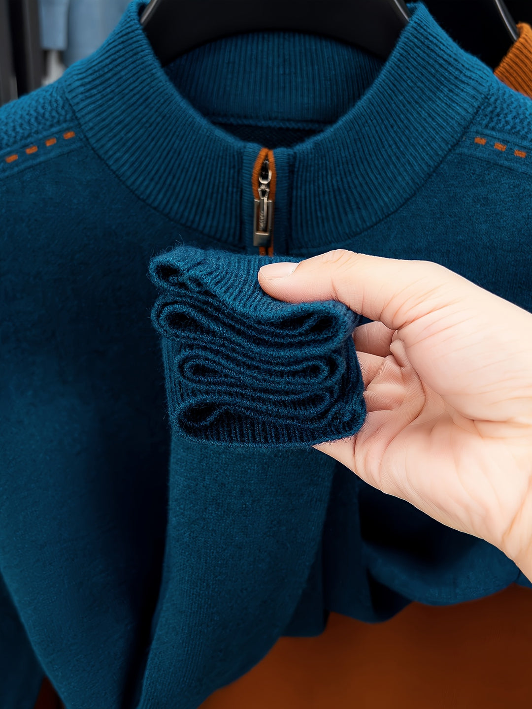 Emory | Quarter-Zip Knit Sweater