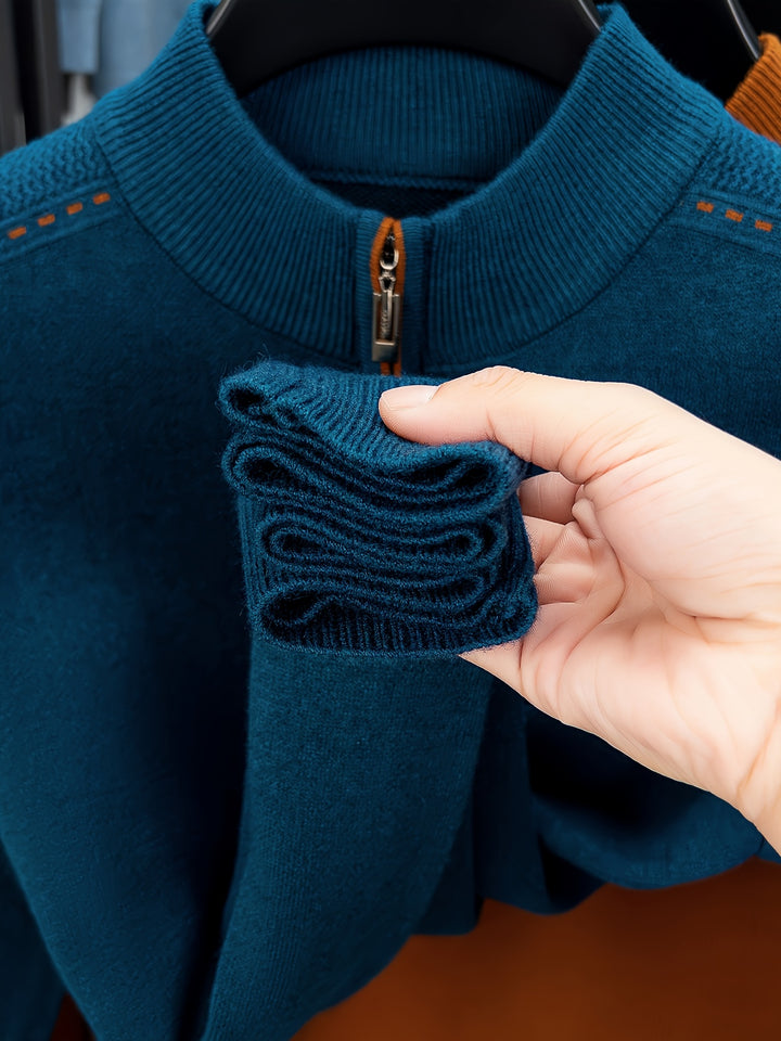 Emory | Quarter-Zip Knit Sweater