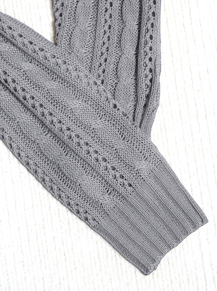 Rosalind | Classic Cable-Knit Cardigan