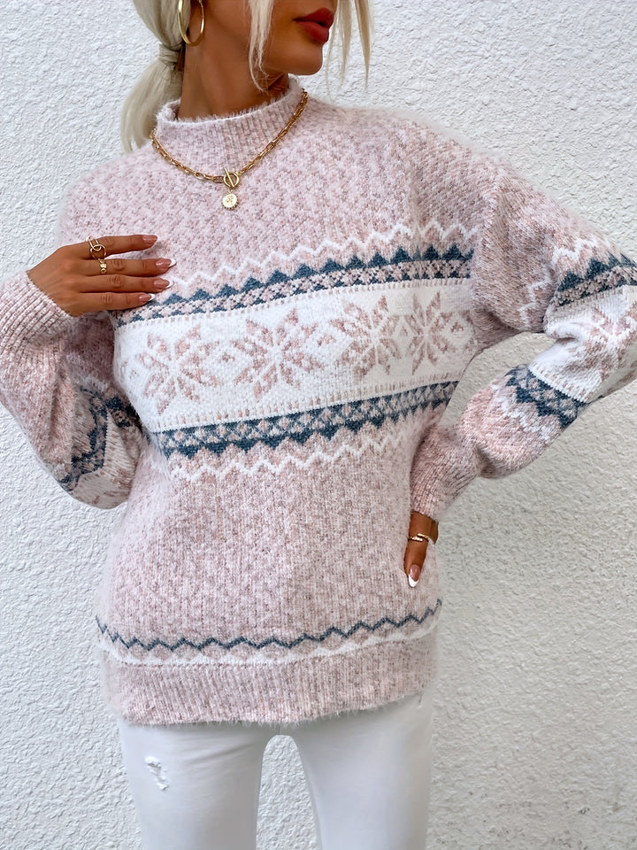 Heidi | Cozy Christmas Snowflake Sweater