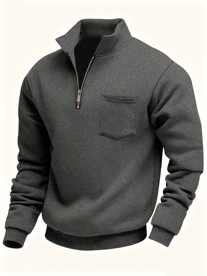 Donovan | Half-Zip Stand-Collar Pullover