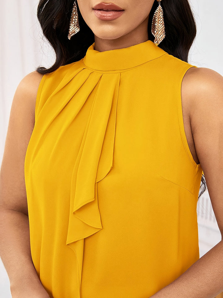 Colleen | Bow-Tie Sleeveless Blouse