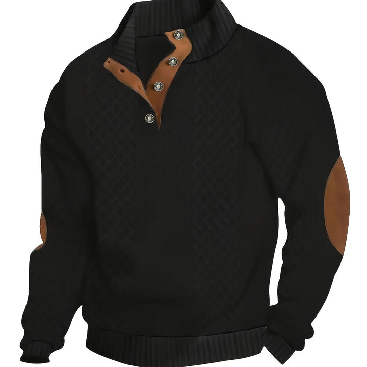 Rupert | Cable-Knit Stand Collar Sweater