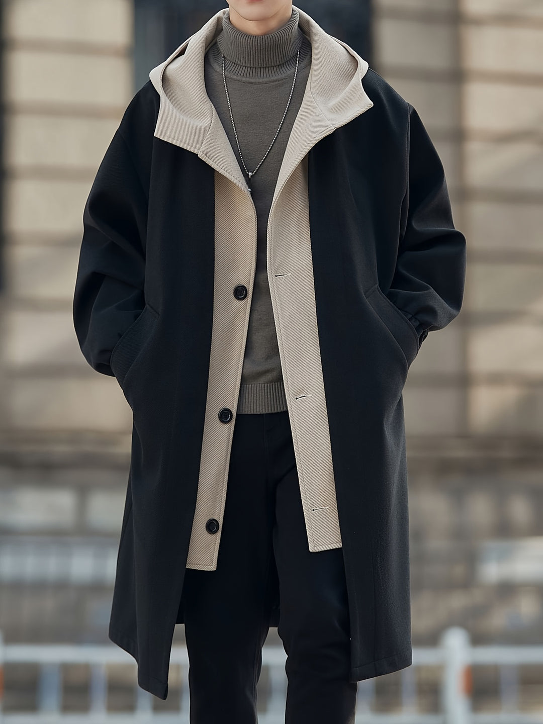 Calloway | Layered Mid-Length Coat