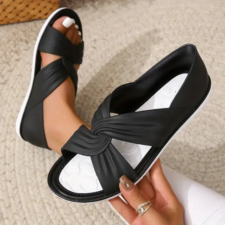Delphine | Comfort Cross-Strap Sandals