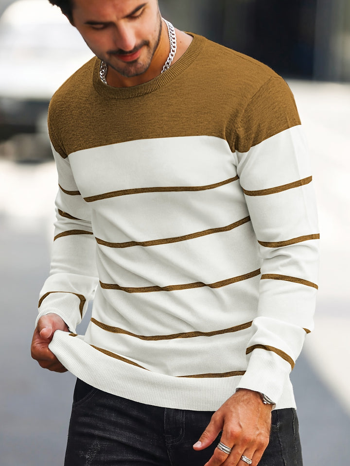 Bennington | Classic Striped Crew Neck Sweater