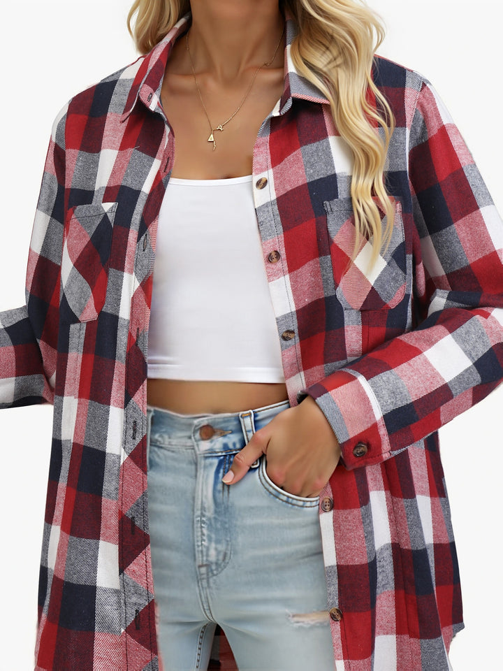 Autumn | Relaxed Checked Button-Up Shirt