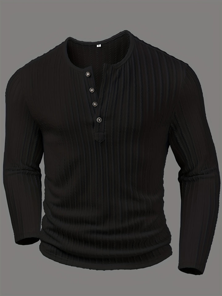 Wesley | Refined Textured Henley