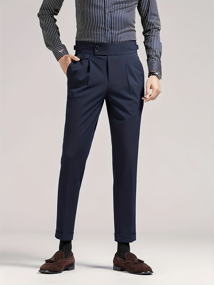 Ellis | Tailored Single-Pleat Trousers