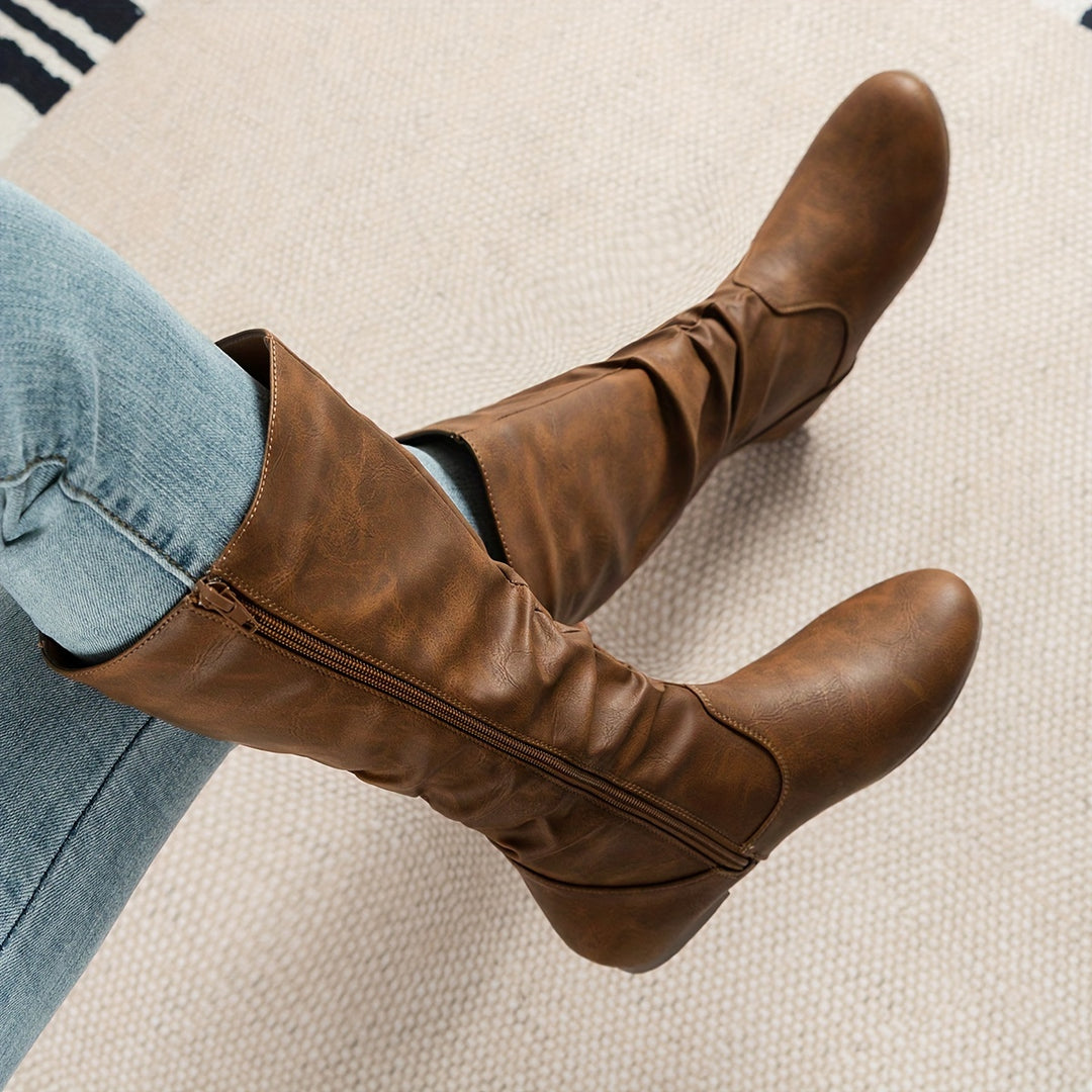 Bernadette | Slouchy Mid-Calf Boots