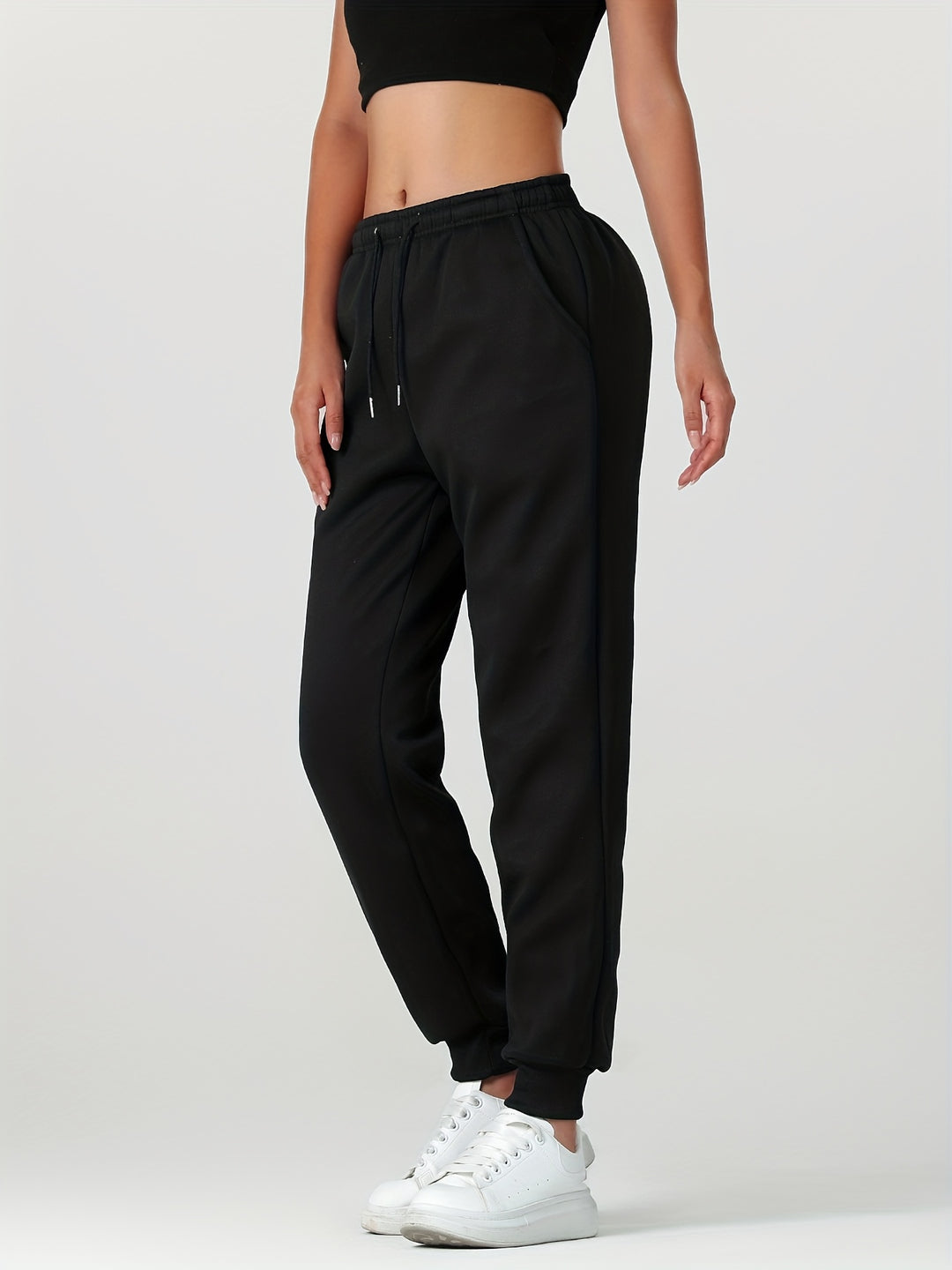 Heather | Cozy Cuffed Lounge Joggers
