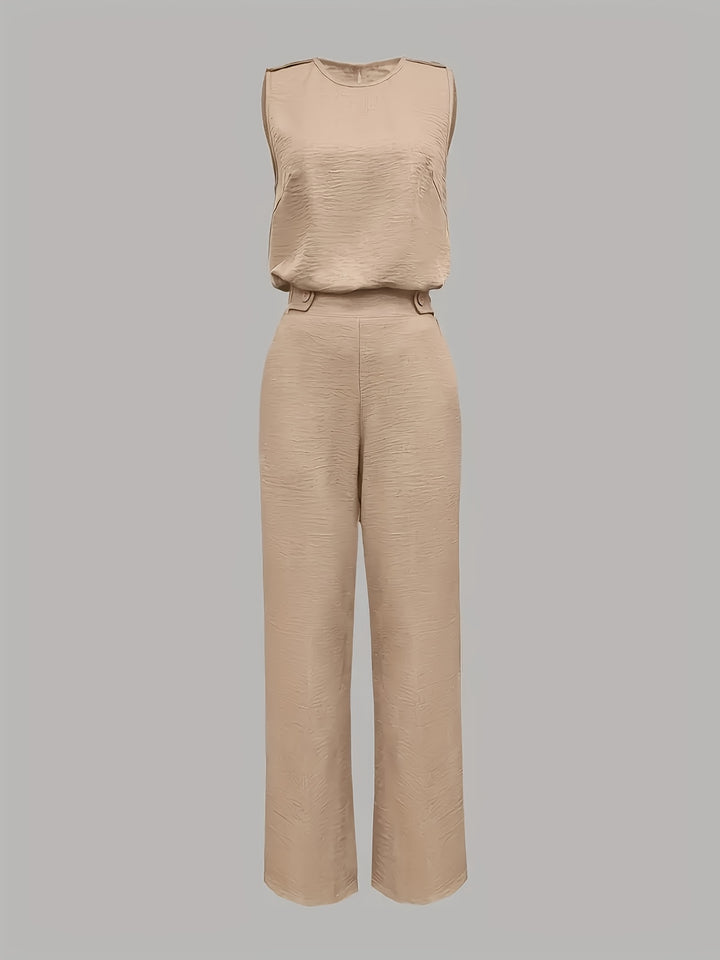 Rosanne | Refined Sleeveless Two-Piece Set