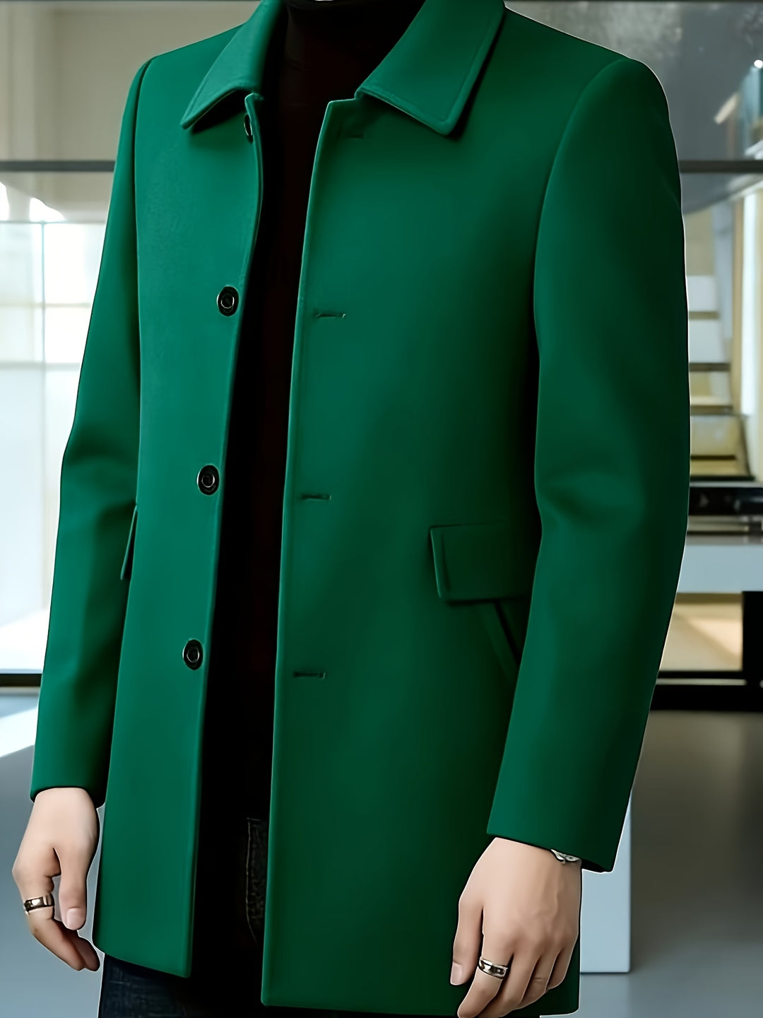 Anthony | Refined Single-Breasted Coat