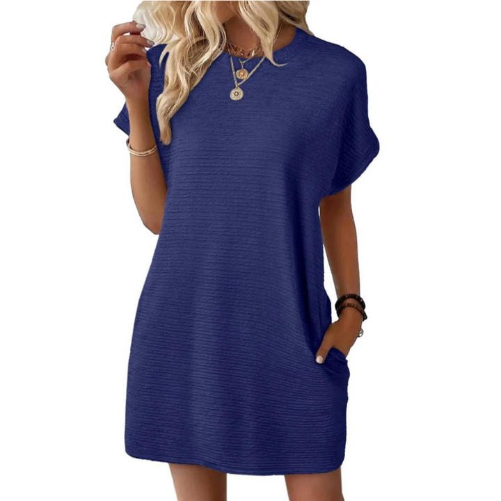 Tiffany | Classic Round Neck Summer Dress