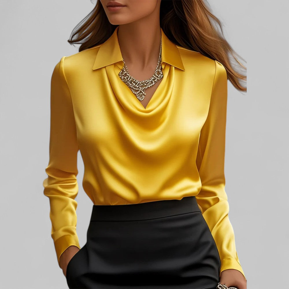 Claire | Elegant Satin Blouse