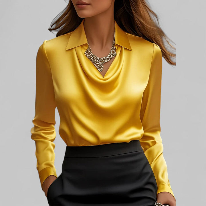 Claire | Elegant Satin Blouse