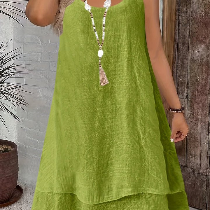 Adriana | Flowing Layered Beach Dress