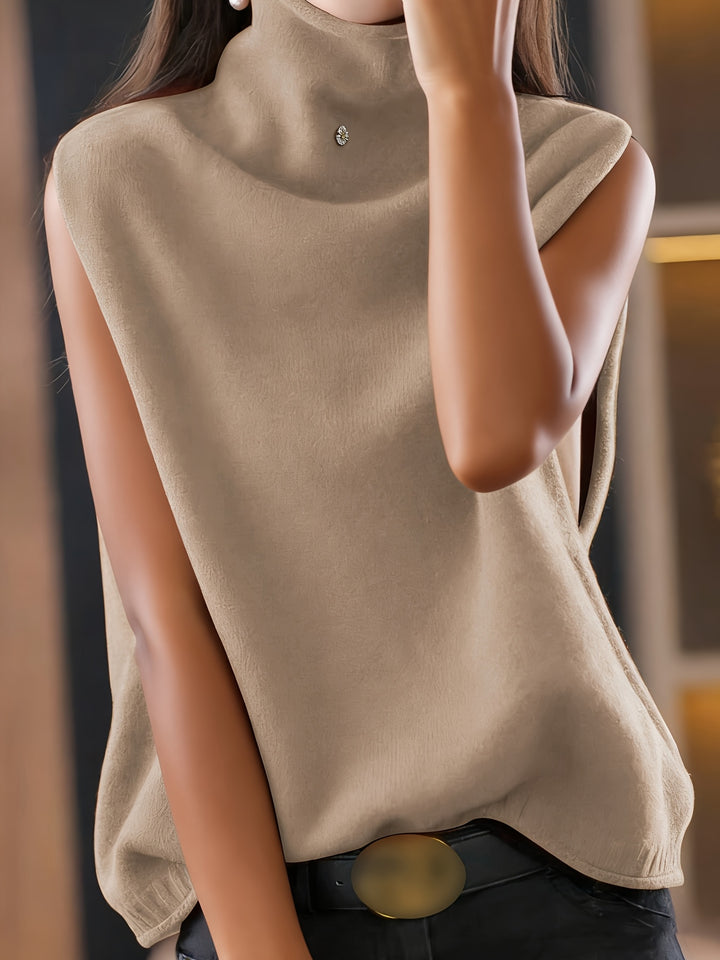 Selina | High-Neck Sleeveless Top