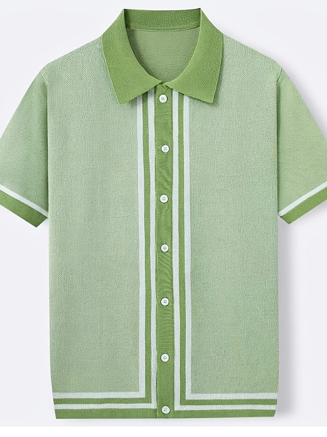 Winston | Retro Striped Short-Sleeve Shirt