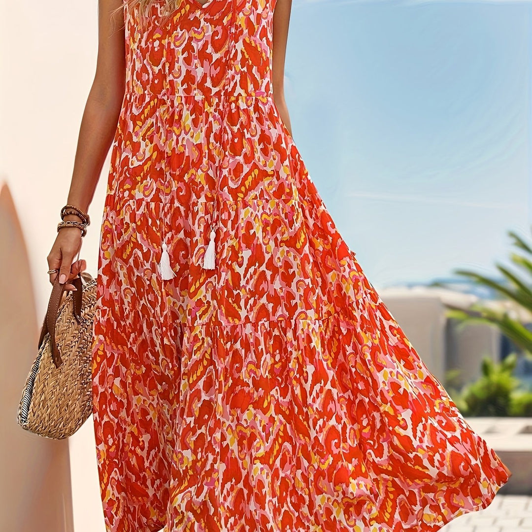 Tessa | Flowing Bohemian Maxi Dress