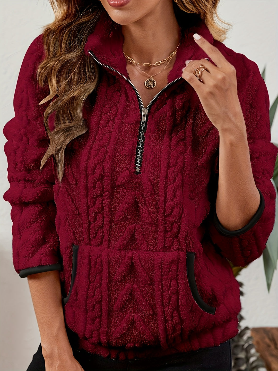Regina | Cozy Half-Zip Pullover