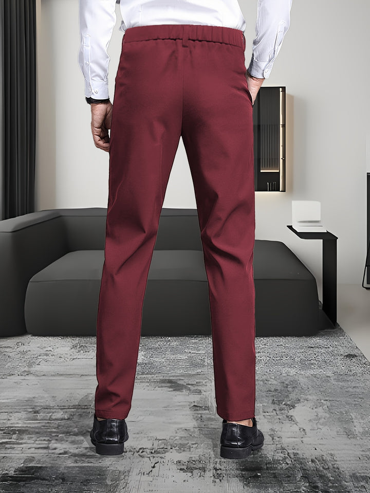Foster | Tailored Straight-Leg Dress Trousers