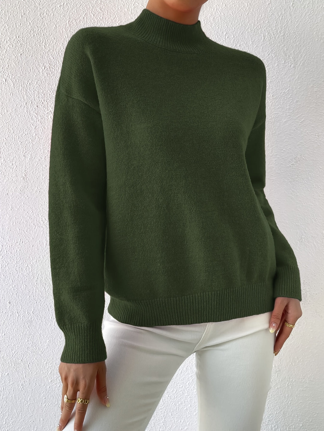 Annika | Refined Mock Neck Sweater