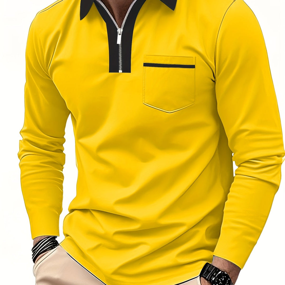 Fletcher | Refined Zip-Collar Polo Shirt