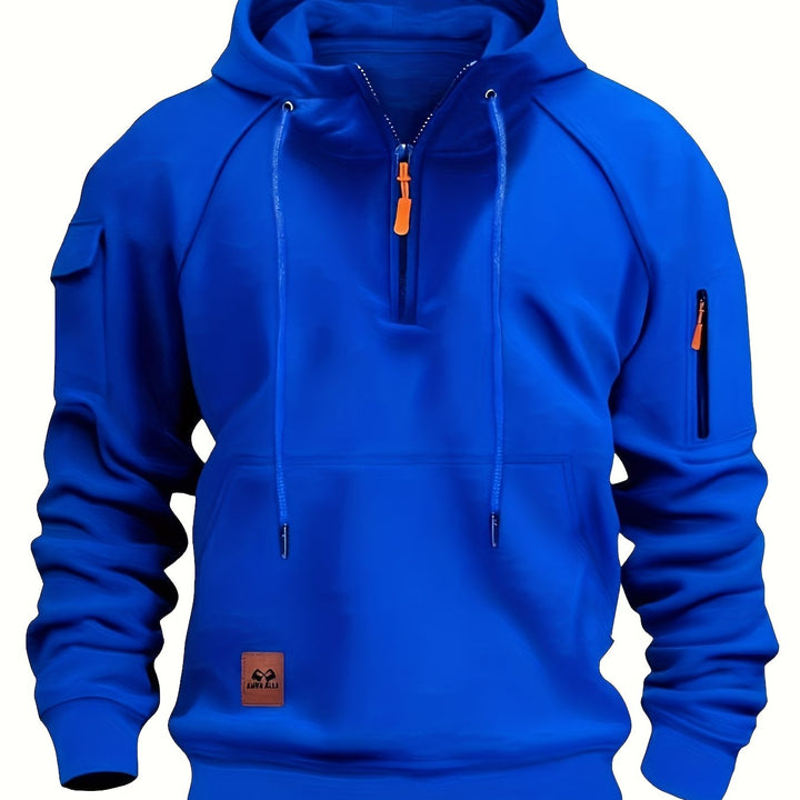 Brennan | Rugged Quarter-Zip Hoodie