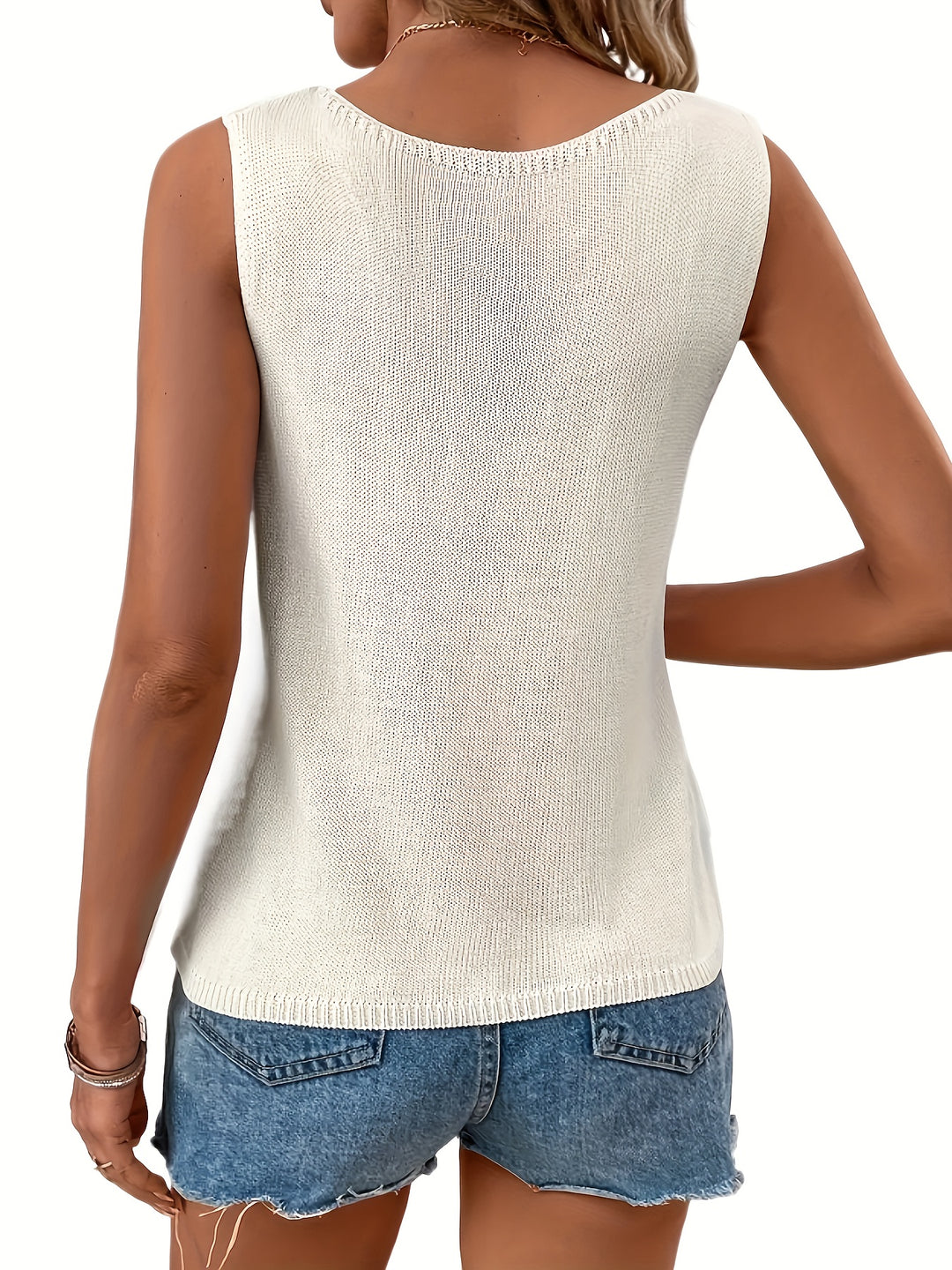Willa | Relaxed Sleeveless Knit Top
