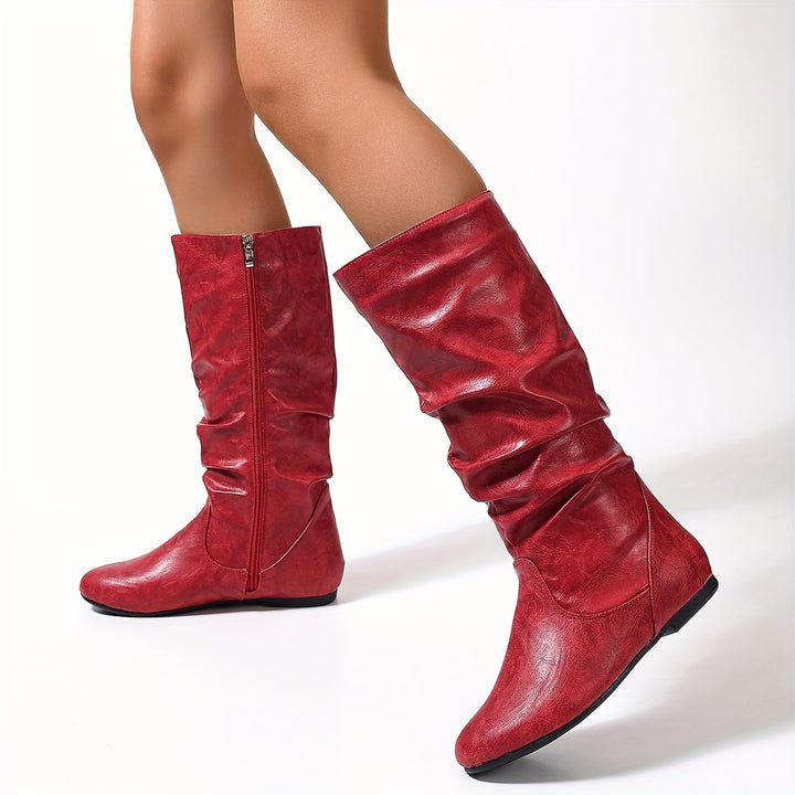 Bernadette | Slouchy Mid-Calf Boots