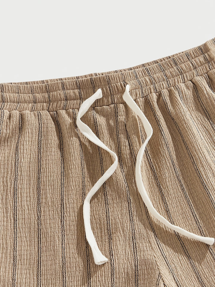Owen | Striped Drawstring Shorts