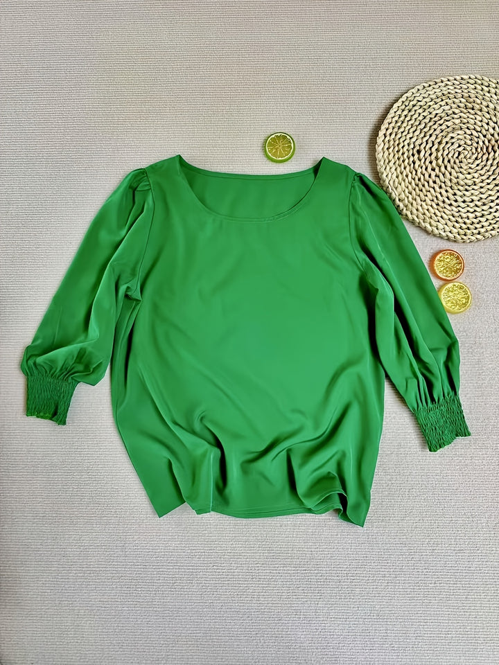 Maren | Refined Puff-Sleeve Blouse