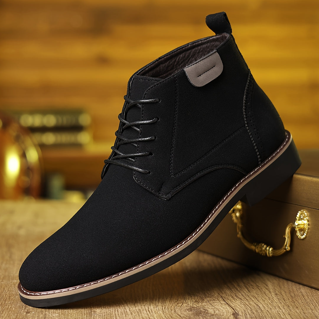 Carter | Refined Lace-Up Ankle Boots