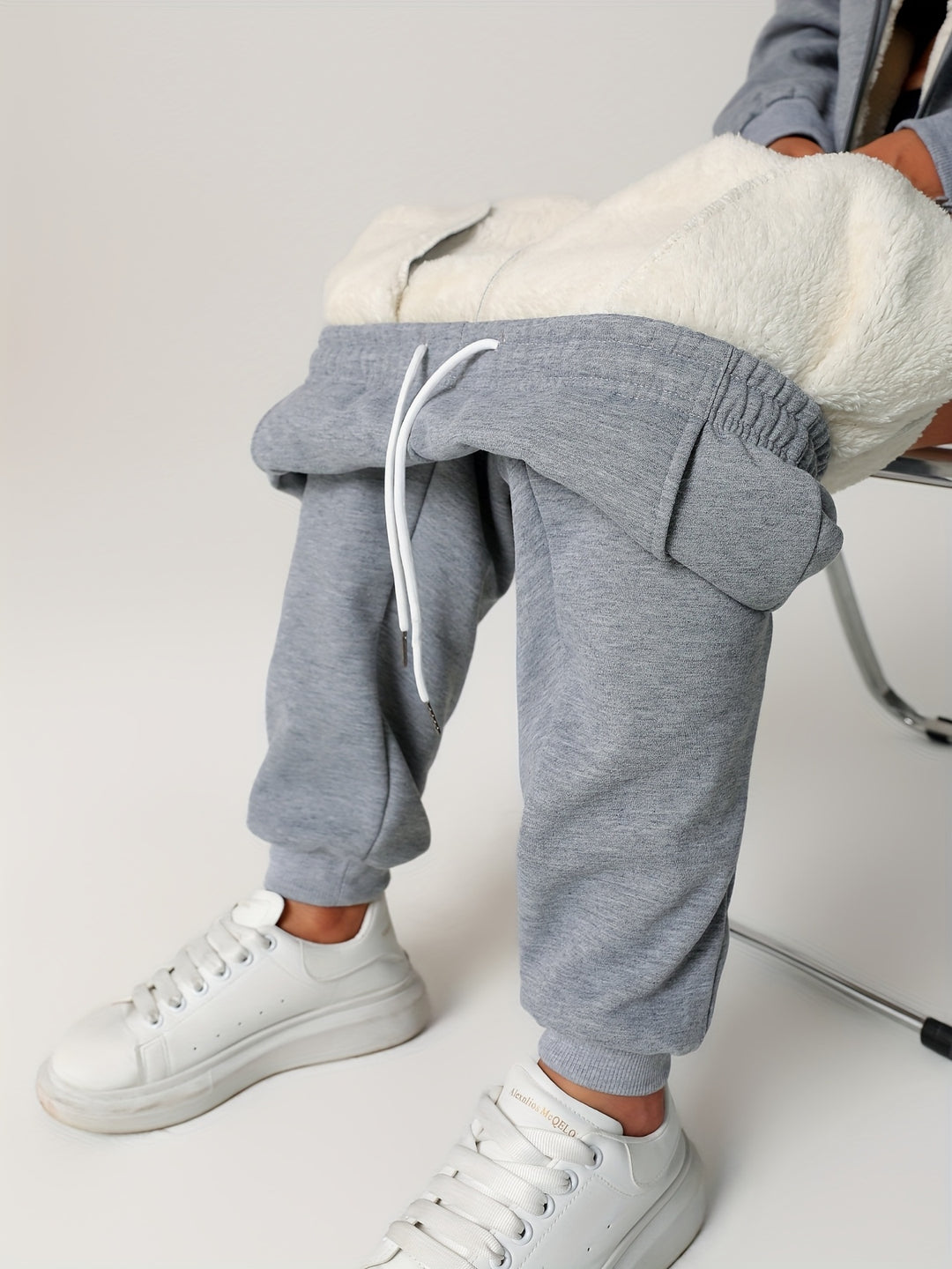 Heather | Cozy Cuffed Lounge Joggers
