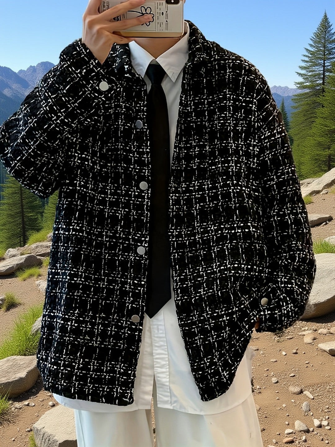 Hugh | Refined Plaid Shirt Jacket