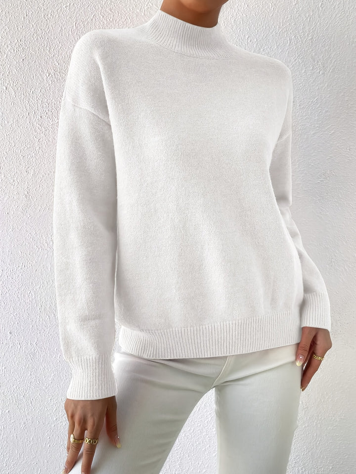 Annika | Refined Mock Neck Sweater