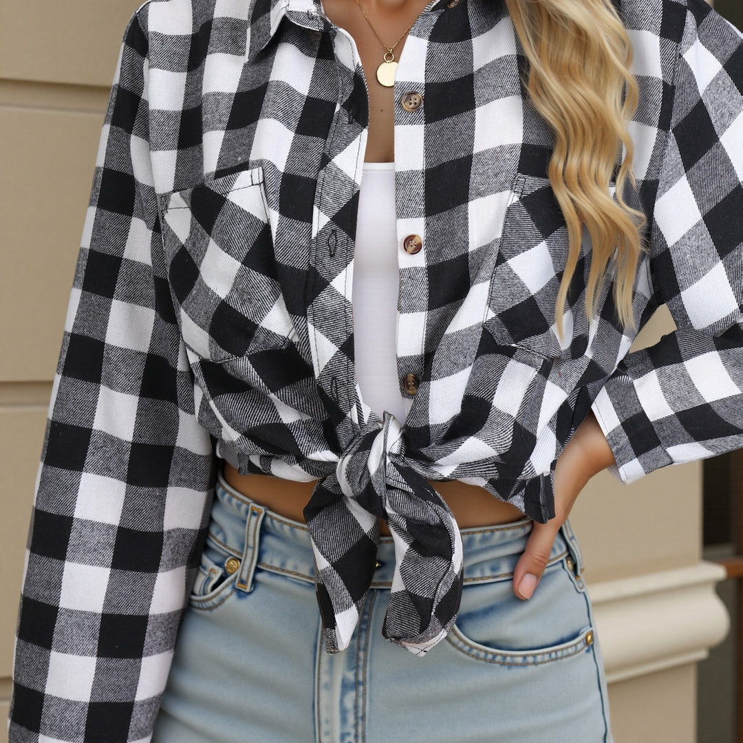 Autumn | Relaxed Checked Button-Up Shirt