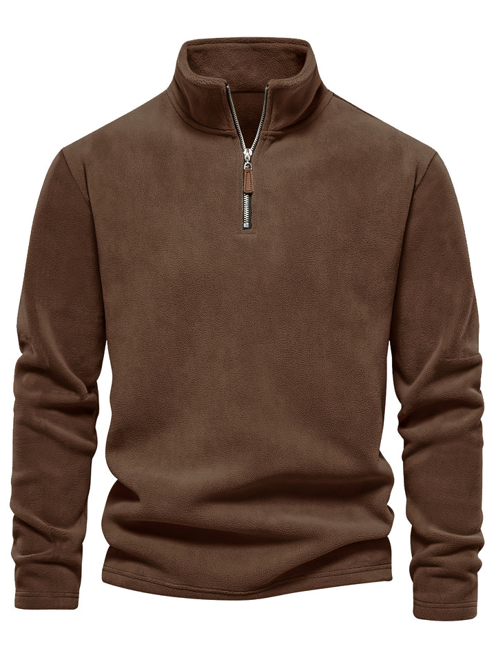 Fletcher | Stand-Collar Half-Zip Pullover