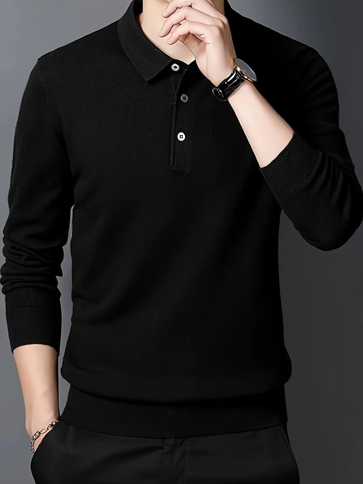 Alistair | Buttoned Collar Polo Shirt